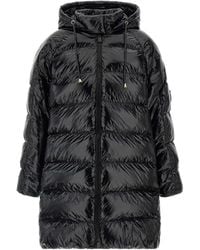 Pinko - Zip-Up Hooded Quilted Coat - Lyst