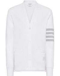 Thom Browne - Four-Striped Knit Cardigan - Lyst