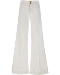 The Seafarer - Flared Patch-Pocket Jeans - Lyst