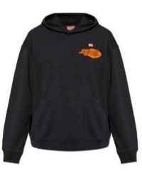 DIESEL - Graphic-Print Hooded Sweatshirt - Lyst