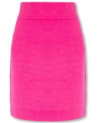 Helmut Lang - Knit Pencil Mini Skirt - Lyst