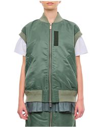 Sacai - Sleeveless Vest - Lyst