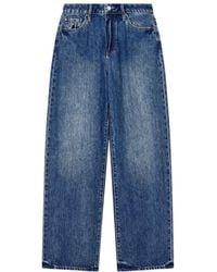 ARMANI EXCHANGE - Faded Straight-Leg Jeans - Lyst