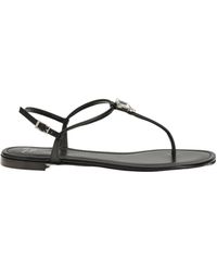 Giuseppe Zanotti - Maeeve Embellished Flat Sandals - Lyst