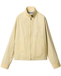 Miu Miu - Cotton Poplin Shirt Jacket - Lyst