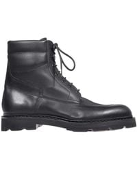 John Lobb - Round Head Lace-Up Boots - Lyst