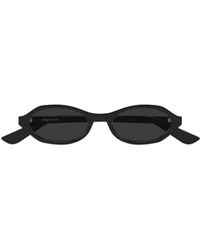 McQueen - Eyewear Oval Frame Sunglasses - Lyst