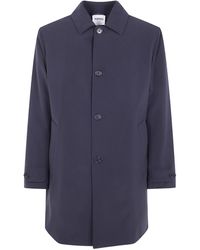 Aspesi - Buttoned Trench Coat - Lyst