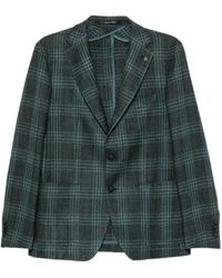 Tagliatore - Plaid Suit Jacket - Lyst