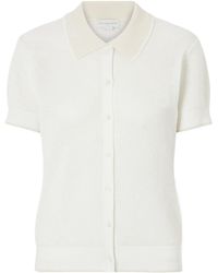 Stella McCartney - Mesh-Knit Short-Sleeve Top - Lyst