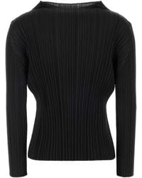 Pleats Please Issey Miyake - Pleats Please Issey Miyake Pleated Long-Sleeved Shirt - Lyst