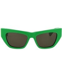 Bottega Veneta - Eyewear Butterfly Frame Sunglasses - Lyst