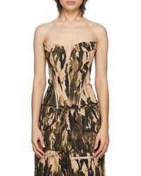 Dion Lee - V-Wire Camouflage Corset Top - Lyst
