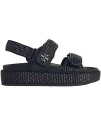 Tory Burch - Kira Woven Dual-Band Sport Sandals - Lyst