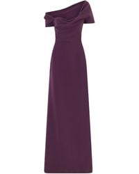 Carolina Herrera - Draped Crepe Gown - Lyst