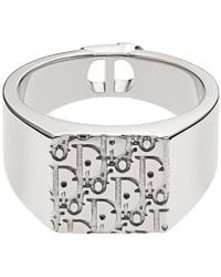 Dior - Oblique Signet Ring - Lyst