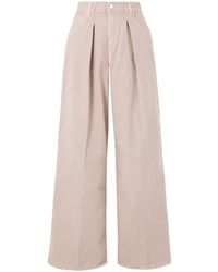 Haikure - Candy Pleated Mid-Rise Wide-Leg Jeans - Lyst