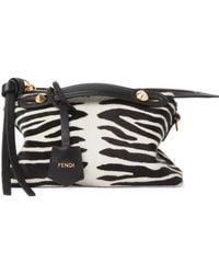 Fendi - By The Way Soft Tiger-Print Pony-Effect Leather Mini-Bag - Lyst