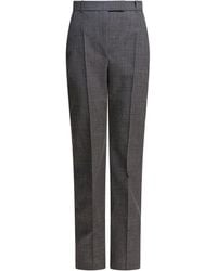 McQueen - Tapered-Leg Tailored Pants - Lyst