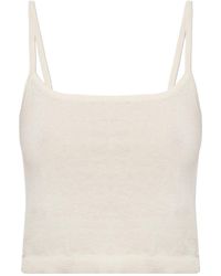 Officine Generale - Eliane Square-Neck Top - Lyst