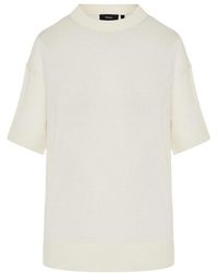 Theory - Crew-Neck Cashmere T-Shirt - Lyst