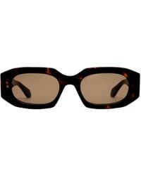 Alaïa - Alaïa Rectangular Acetate Sunglasses - Lyst