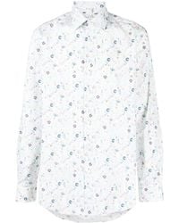 Paul Smith - Floral-Print Long-Sleeve Shirt - Lyst