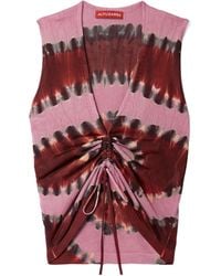 Altuzarra - Jofur Ruched Tie-Dyed Knitted Top - Lyst