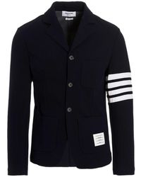 Thom Browne - Single-Breasted Long-Sleeved Blazer - Lyst