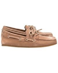 Gucci - Washed Effect Boat Shoes - Lyst