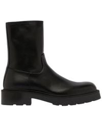 The Row - Round-Head Short Boots - Lyst
