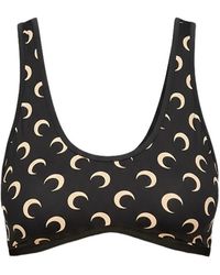 Marine Serre - Moon Printed Scoop Neck Top - Lyst