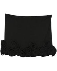 LaRevêche - Floral-Appliqué Skirt - Lyst