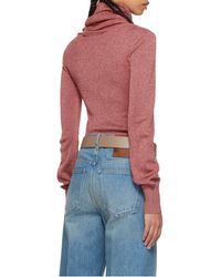 Valentino - Logo Plaque Turtleneck Jumper - Lyst