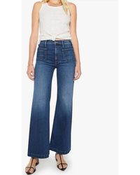 Mother - Hustler Roller Patch-Pocket Jeans - Lyst