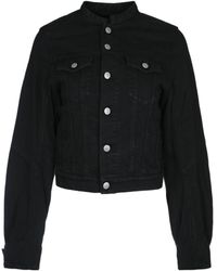 MM6 by Maison Martin Margiela - Single-Stitch Denim Jacket - Lyst