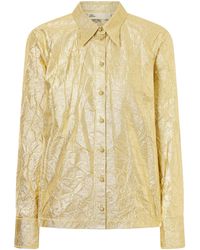 Tory Burch - Crushed Silk Shirt - Lyst