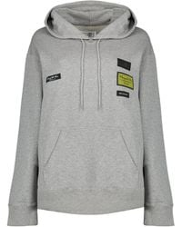 MM6 by Maison Margiela - Drawstring Patch Hoodie - Lyst