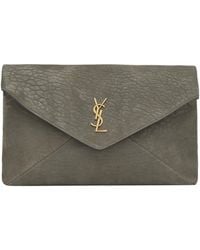 Saint Laurent - Cassandre Large Envelope Pouch - Lyst