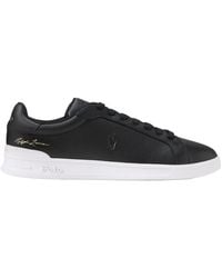 Polo Ralph Lauren - Heritage Court Ii Leather Trainer - Lyst