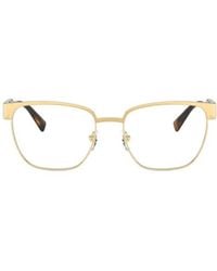 Versace - Eyewear Rectangular Frame Glasses - Lyst