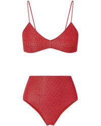 Oséree - Lumière Metallic Lurex Bikini - Lyst