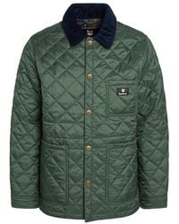 Barbour - X Mk Kenning Logo-Patch Padded Jacket - Lyst