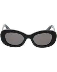 BVLGARI - Oval Frame Sunglasses - Lyst