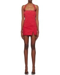 Dion Lee - Open-Back Apron Minidress - Lyst