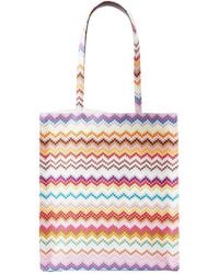 Missoni - Striped Lurex Tote - Lyst