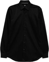 BOSS - Cotton Shirt - Lyst