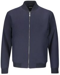 BOSS - Long-Sleeved Casual Jacket - Lyst