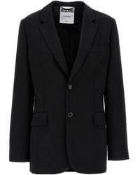 Moschino - Single-Breasted Martingale Blazer - Lyst