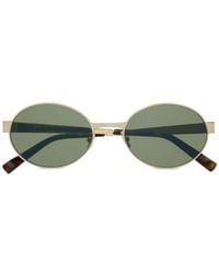 Saint Laurent - Eyewear Sl 692 Oval Frame Sunglasses - Lyst